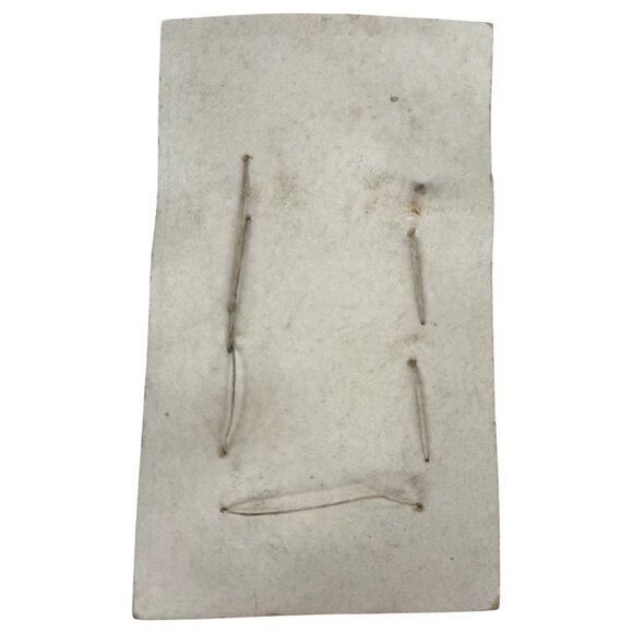 6 Vintage Czech Uranium Glass Buttons On Card Round Floral Sewing Czechoslovakia - Picture 3 of 5